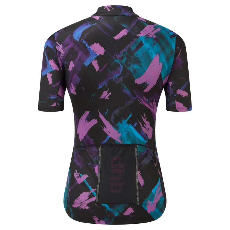 Dhb Women's Moda Short Sleeve Jersey Shoudou - Black/Pink 2