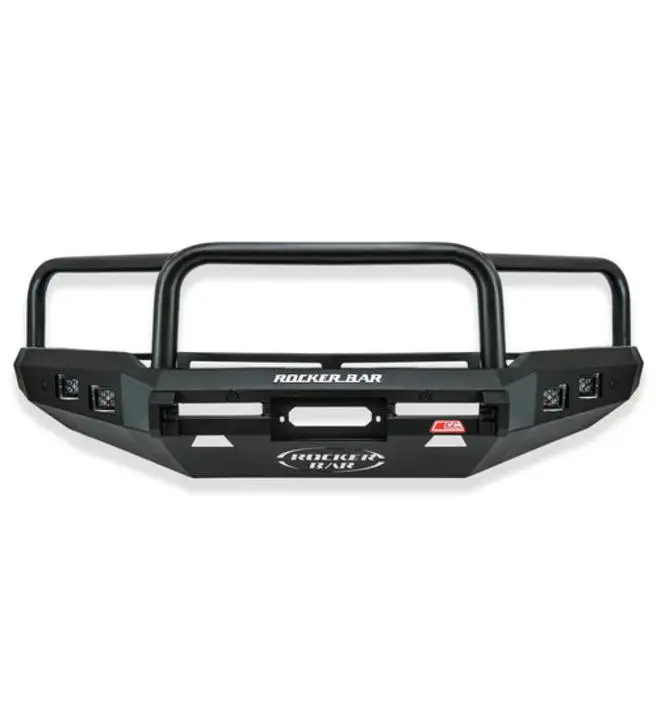 Dmax Facelift 2017-2020 078-02Sq Rocker Bull Bar Triple Loops Package 1