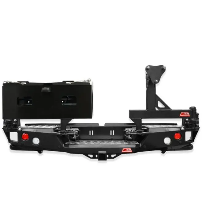 Dmax Rg 2020-Present  022-02 Rear Wheel Carrier Double Jerry Can Holder Package 1