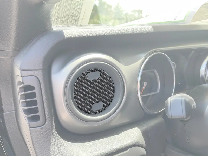 Domed A/C Vent Accent Overlays - 2018+ Wrangler Jl / Gladiator Jt 1