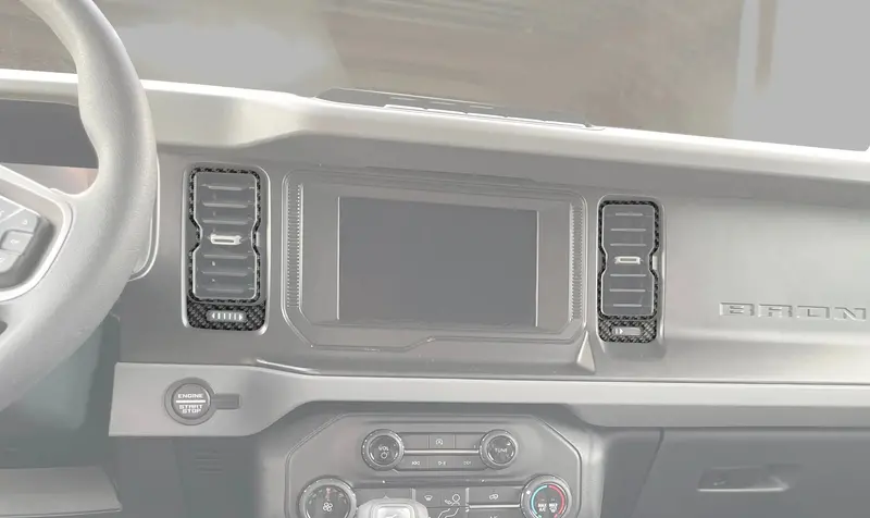 Domed Ac Vent Accent Trim - 2021+ Bronco 1