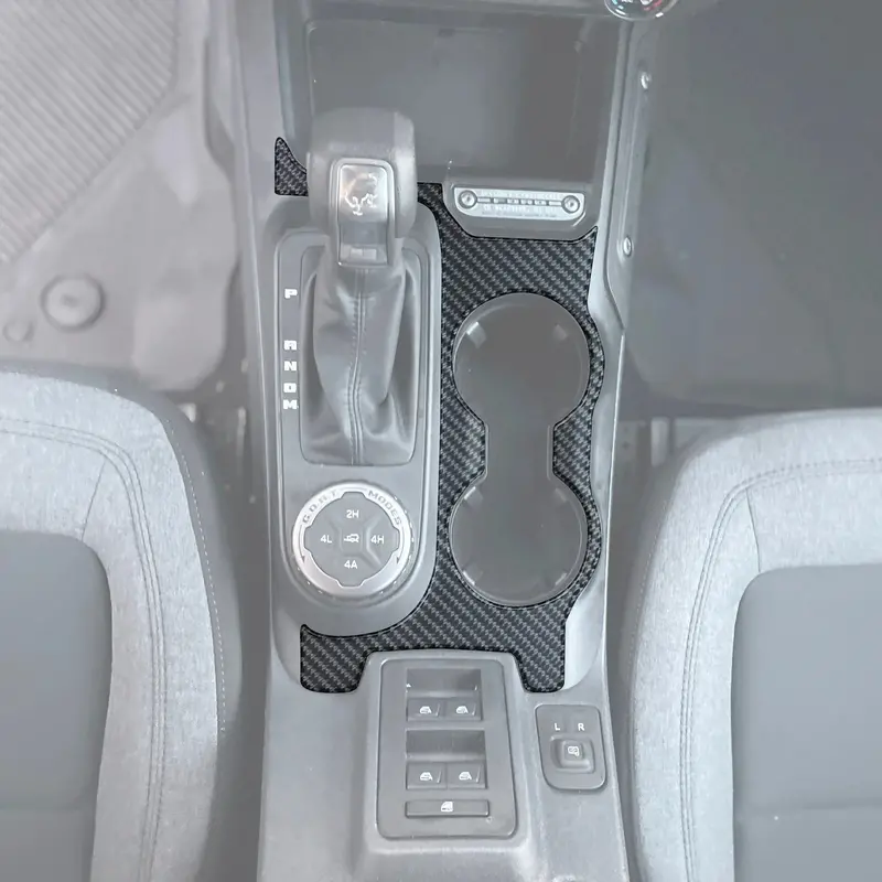 Domed Center Console Accent Trim Fits - 2021+ Bronco (Automatic) 1