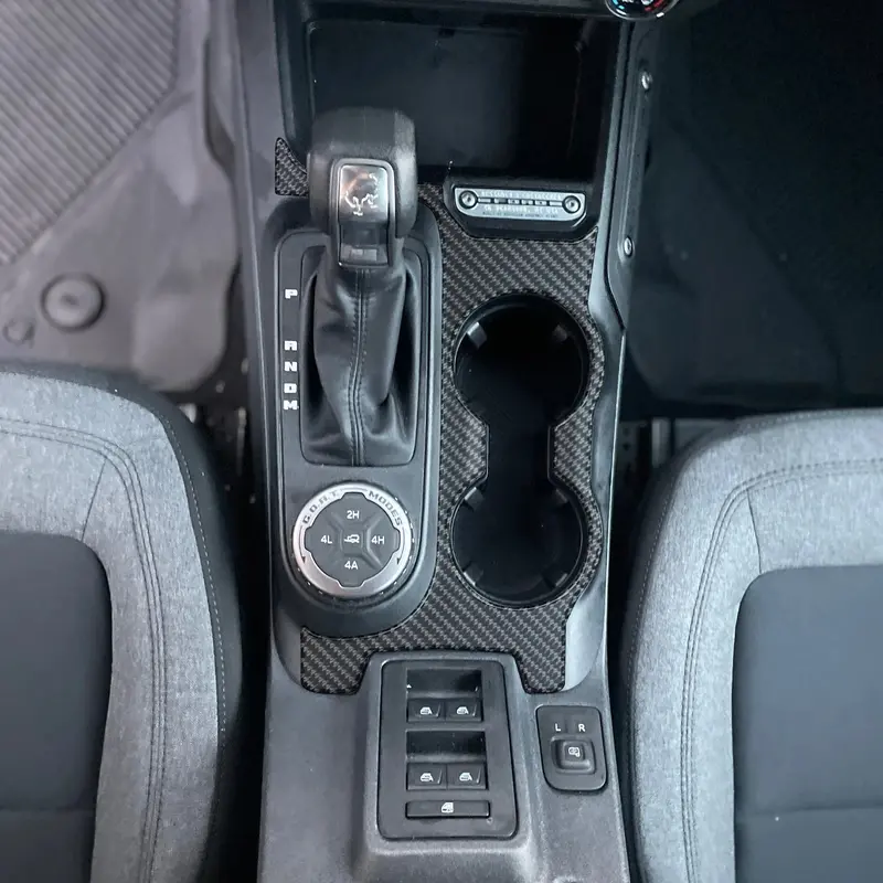 Domed Center Console Accent Trim Fits - 2021+ Bronco (Automatic) 2