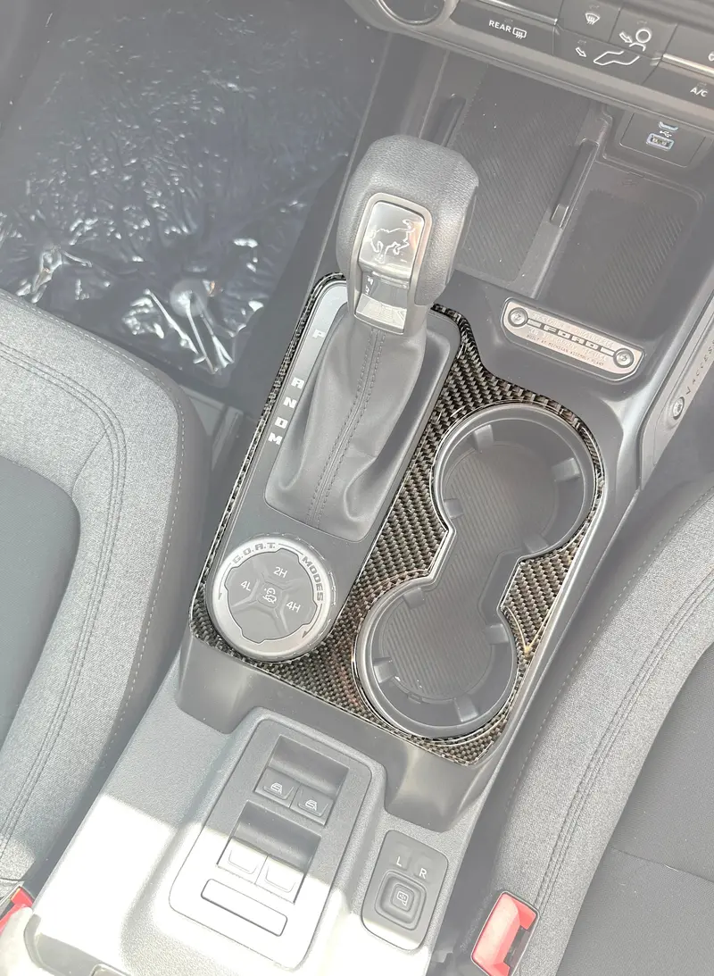 Domed Center Console Accent Trim Fits - 2025+ Bronco (Automatic) 1