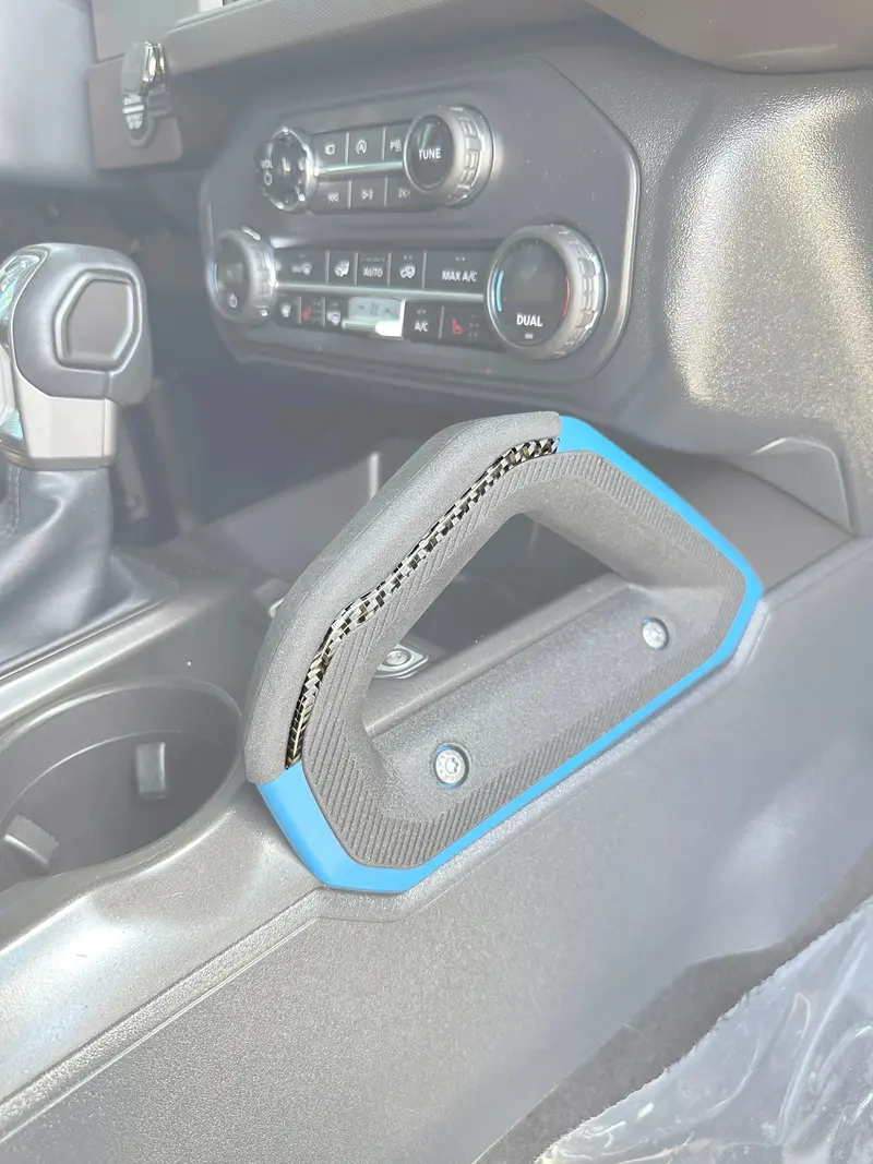 Domed Center Console Grab Handle Line Accent Trim - 2021+ Bronco 1
