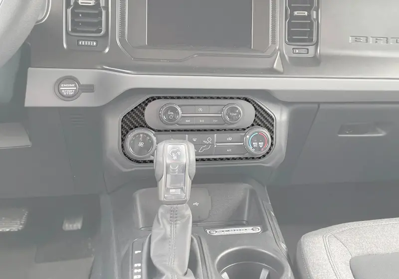 Domed Climate Control Accent Overlay - 2021+ Bronco 1