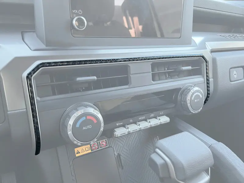 Domed Climate Control Accent Trim - 2024+ Tacoma / 2025+ 4Runner 1