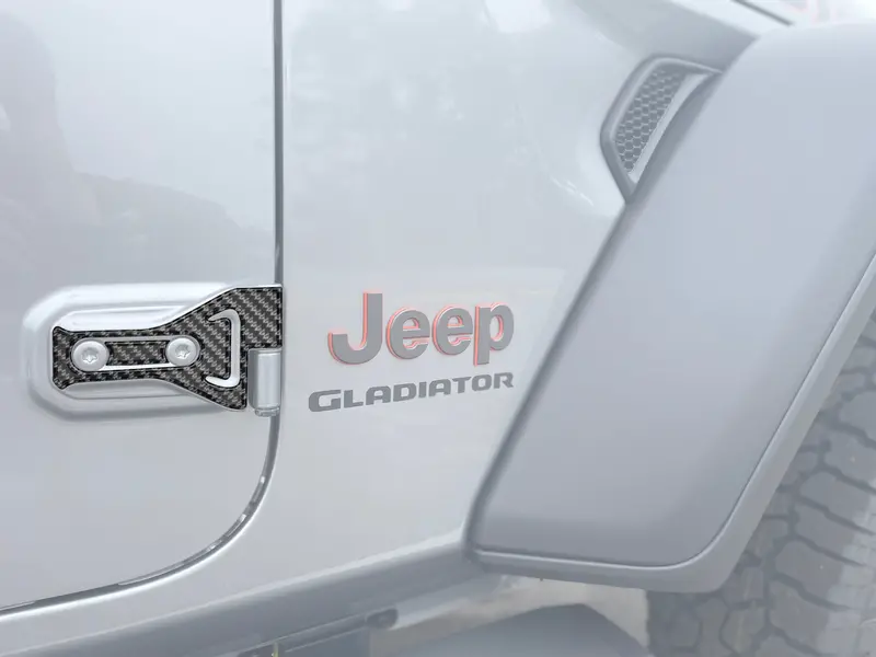 Domed Door Hinge Overlays - 2018+ Wrangler Jl / Gladiator Jt 1