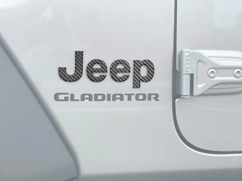 Domed Driver & Passenger Side Emblem Overlays - 2019+ Gladiator 1