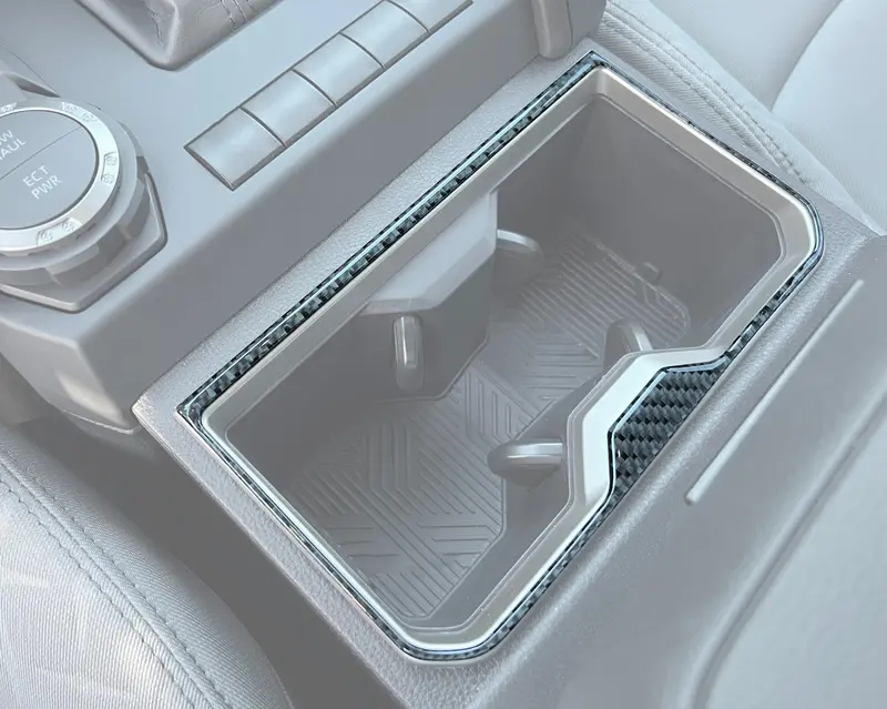 Domed Front Cupholder Accent Trim - 2024+ Tacoma 1
