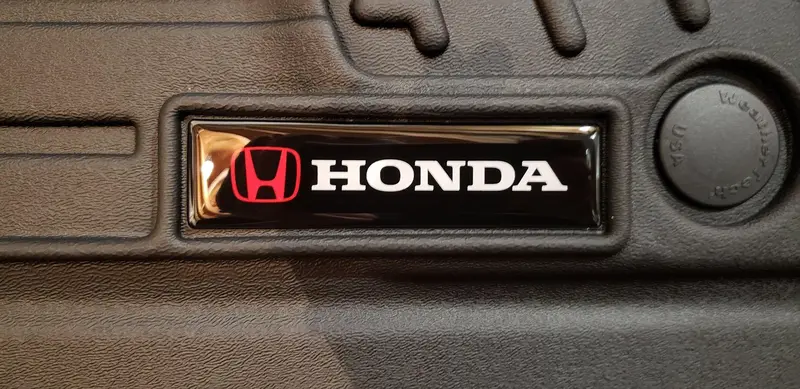 Domed Honda Emblem Inserts For Weathertech Floor Mats (Single) 1