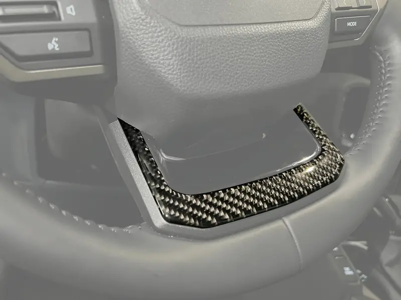 Domed Lower Steering Wheel Accent Trim - 2024+ Land Cruiser 1