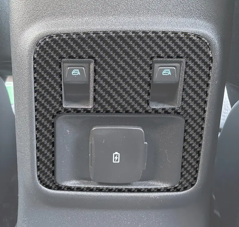 Domed Rear Center Console Accent Overlays - 2021-2026 Bronco 1