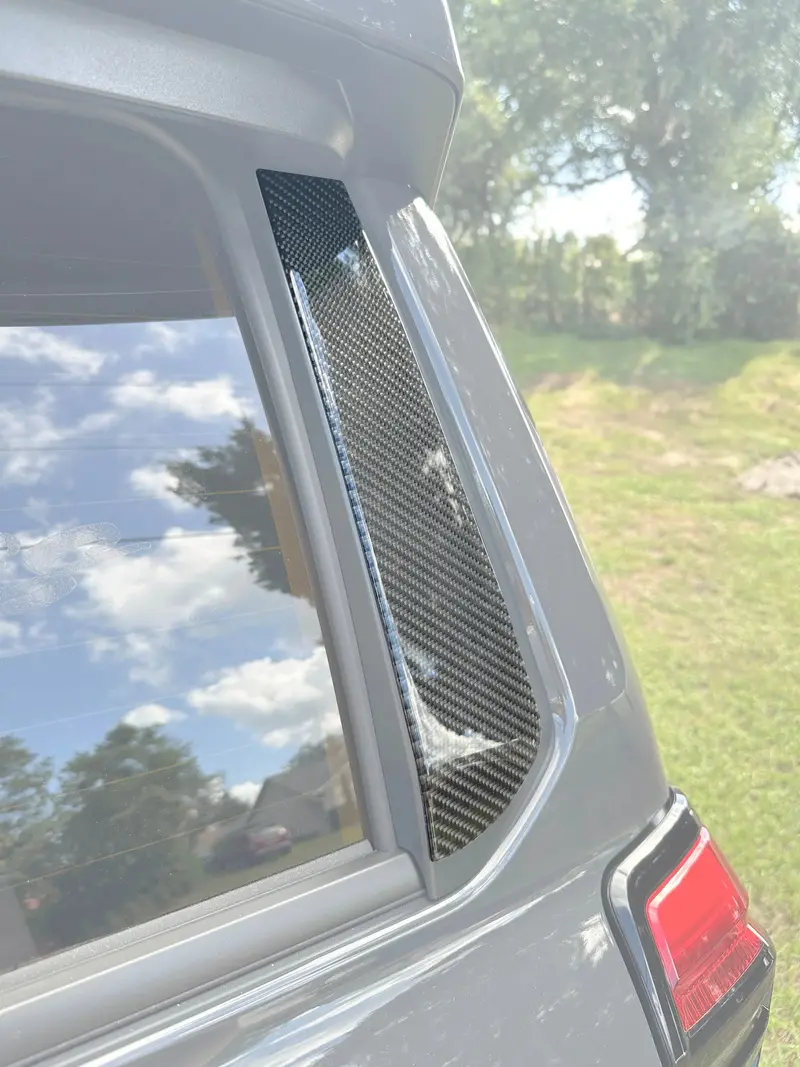 Domed Rear Window Side Pillar Overlays - 2025+ 4Runner 1