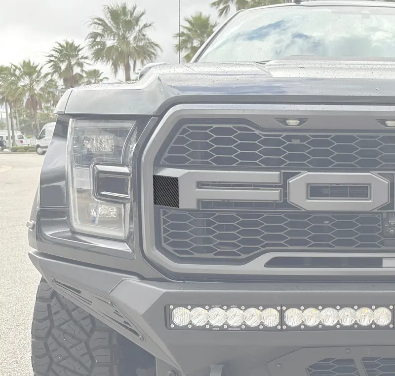 Domed Side Grille Overlays Fits 2017-2020 F-150 Raptor 1