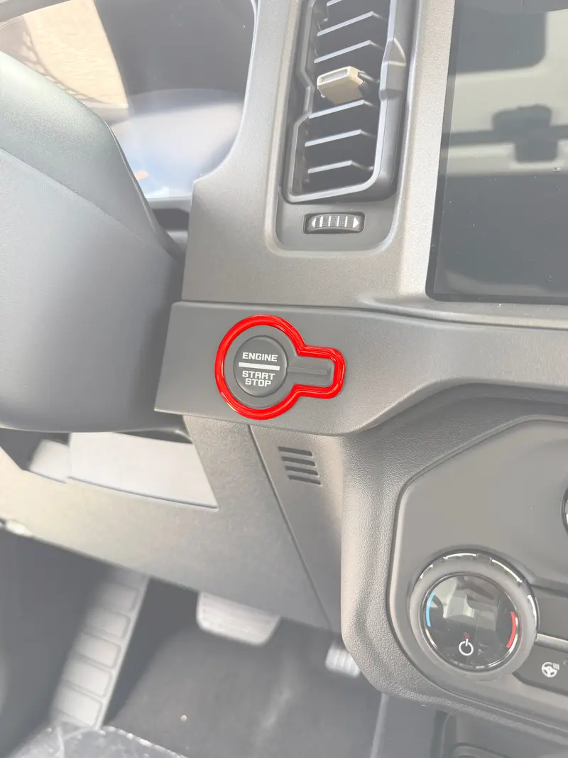Domed Start Button Accent Trim - 2021+ Bronco 1