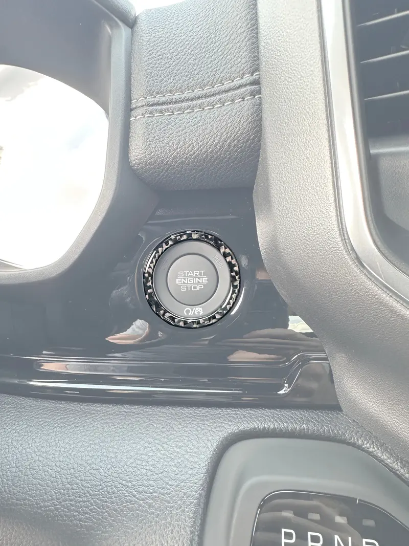 Domed Start Button Ring Accent - 2025+ Ram 1500/2500/3500 16