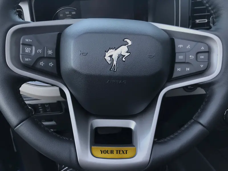 Domed Steering Wheel Accent Overlay - 2021+ Bronco 16