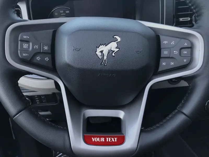 Domed Steering Wheel Accent Overlay - 2021+ Bronco 22