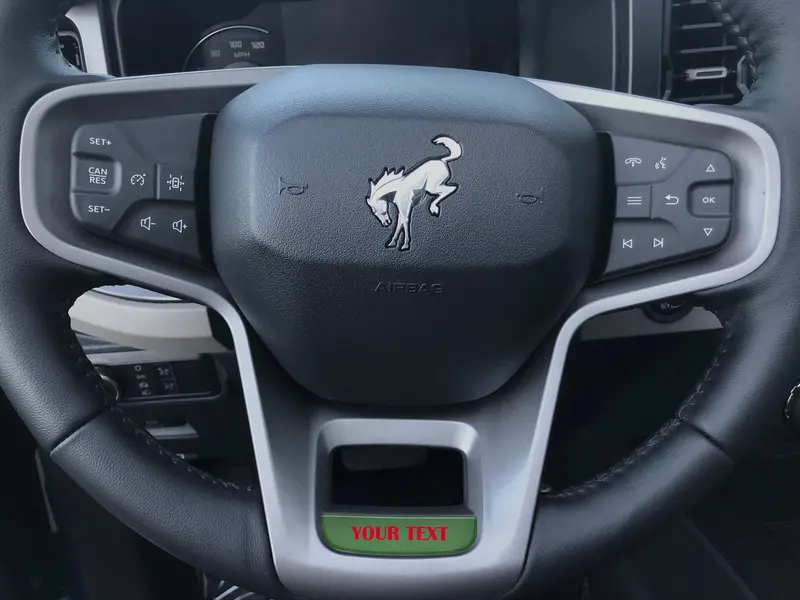 Domed Steering Wheel Accent Overlay - 2021+ Bronco 8