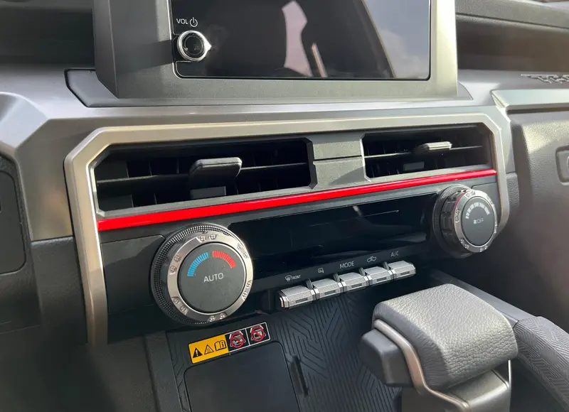Domed Strip Above Climate Control Accent Trim - 2024+ Tacoma / 2025+ 4Runner 2