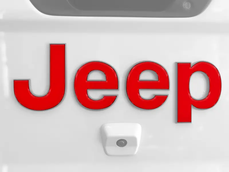 Domed Tailgate Letter Overlays - 2019+ Gladiator 1
