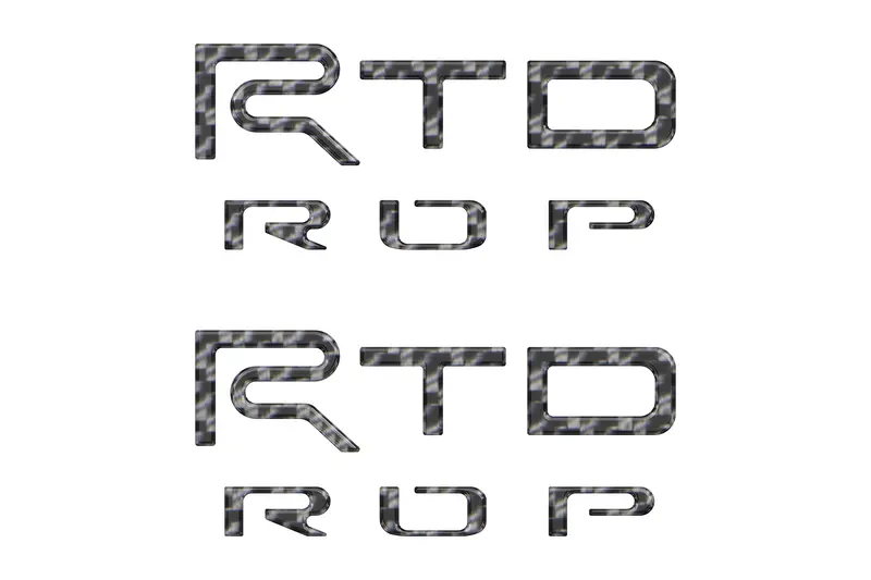 Domed Trd Pro Interior Door Letter Overlays - 2024+ Tacoma Trd Pro 1