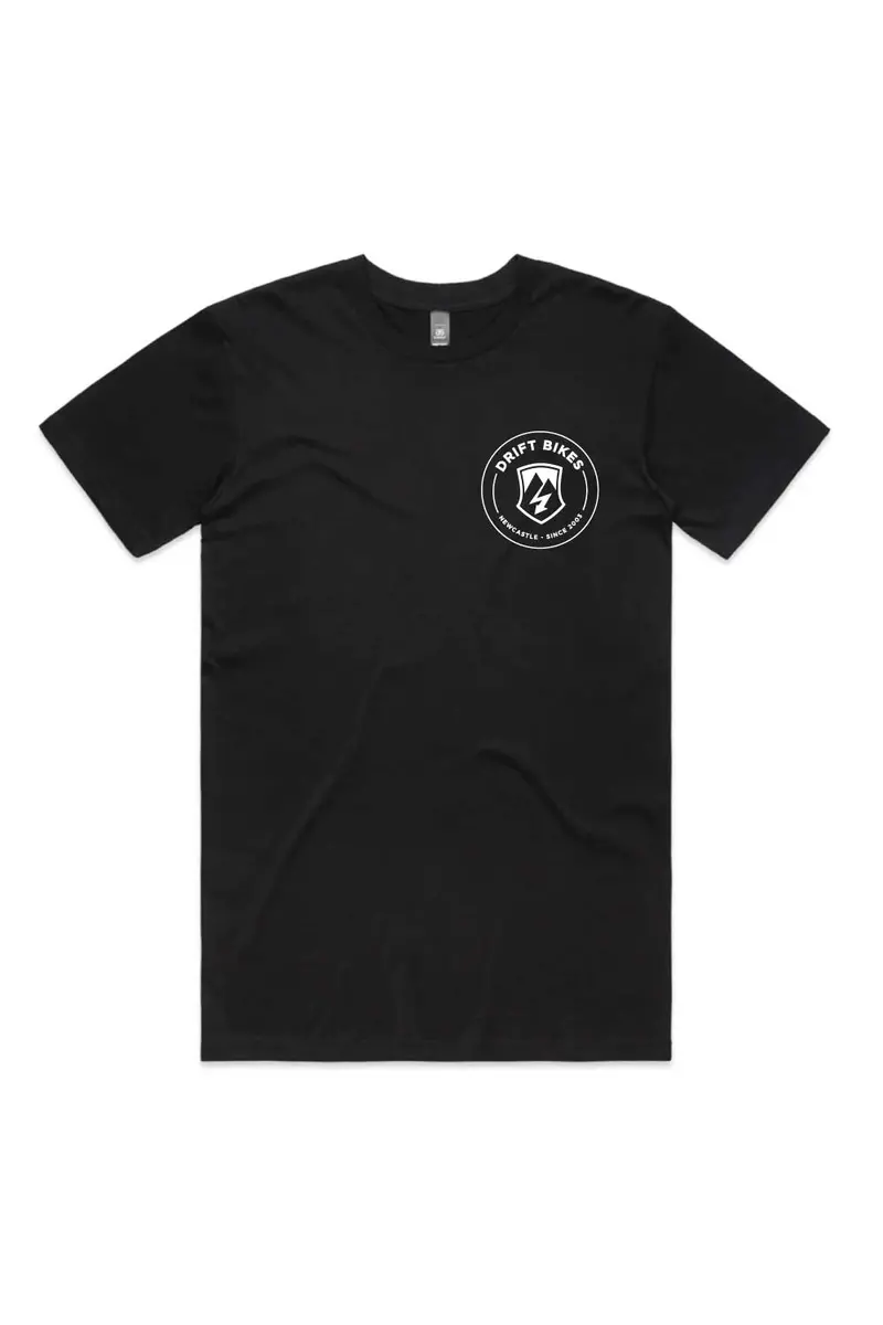 Drift Bikes Adult Corpo Short Sleeve T-Shirt Black 1