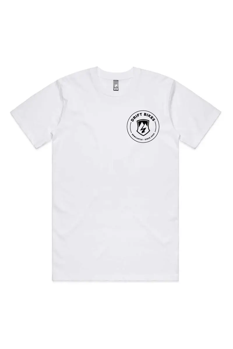 Drift Bikes Kids Corpo Short Sleeve T-Shirt White 1