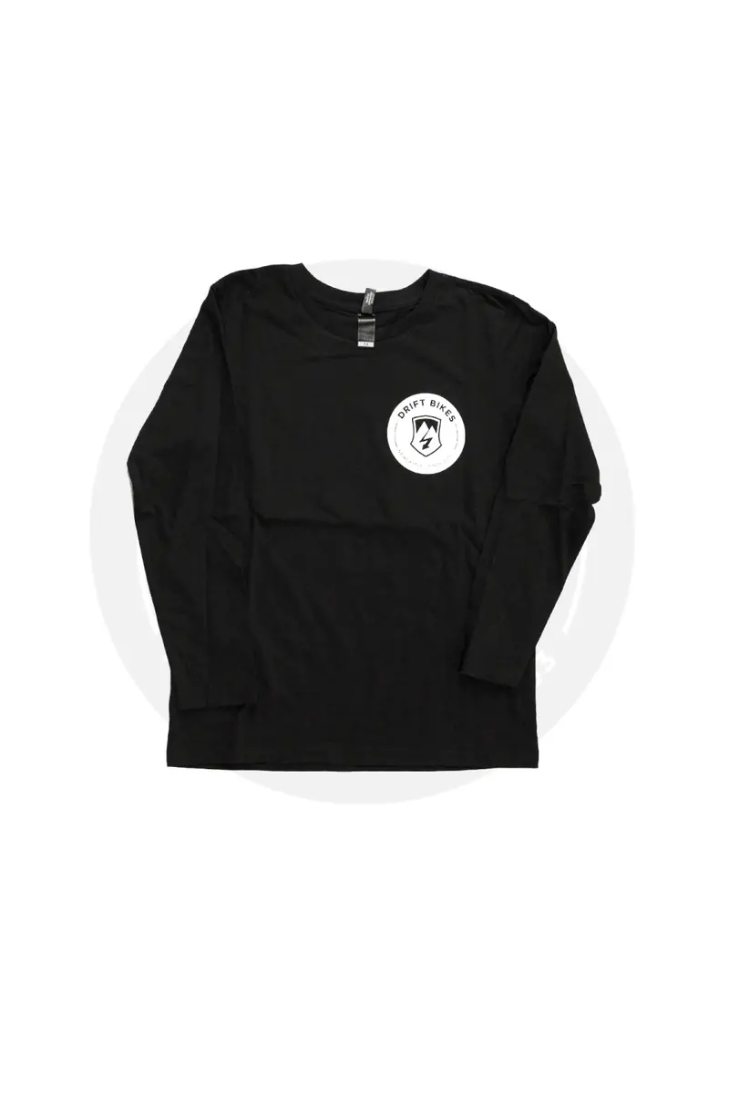 Drift Full Circle Shirt Long Sleeve Black 1