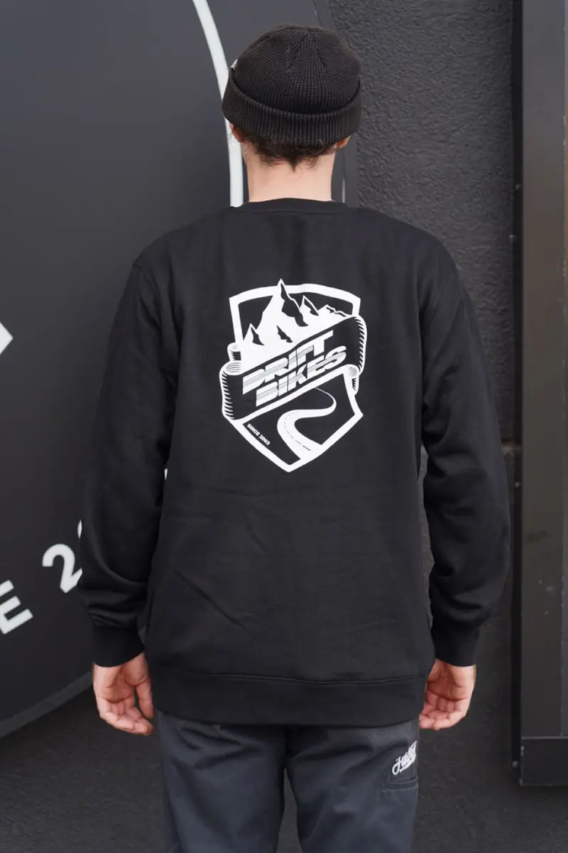 Drift Heritage Youth Crewneck Jumper - Black 1