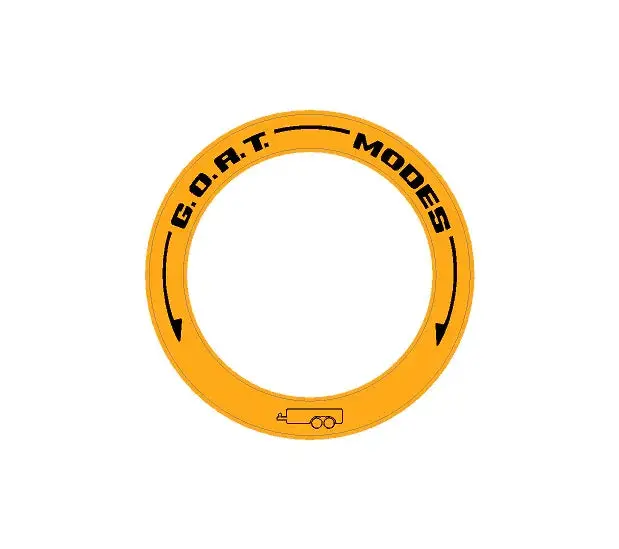 Drive Mode To Goat Mode Dial Ring Overlay - 2024+ Ranger 10