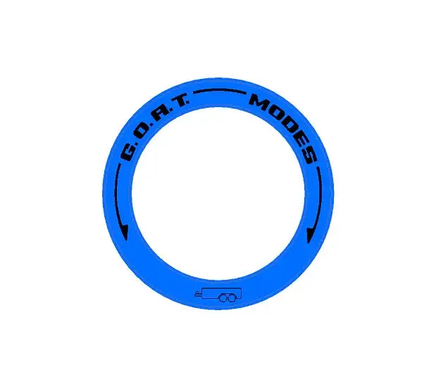 Drive Mode To Goat Mode Dial Ring Overlay - 2024+ Ranger 12