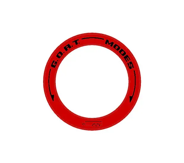 Drive Mode To Goat Mode Dial Ring Overlay - 2024+ Ranger 14