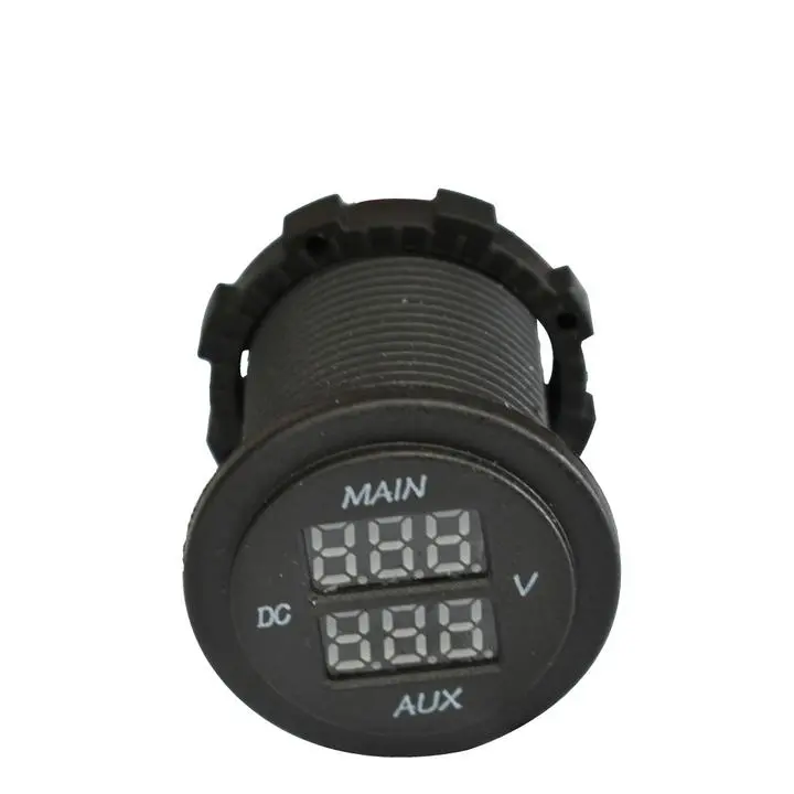 Dual Volt Meter 10-60V Dc Blue 1