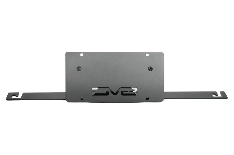 Dv8 V2 Slanted License Plate Relocation Bracket For Capable Bumper - 2021+ Bronco 1