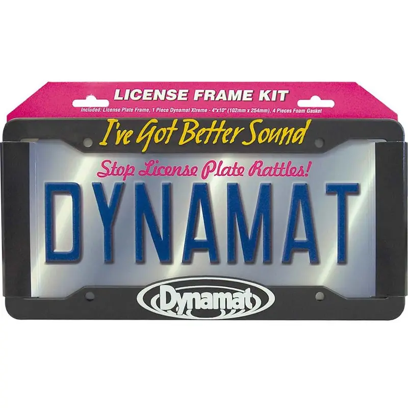 Dynamat License Plate Kit 19100 1