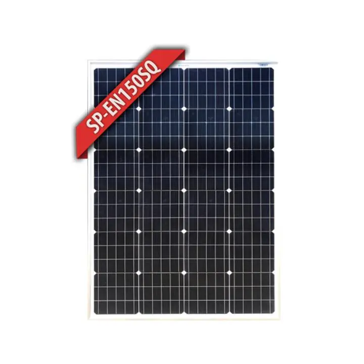 Enerdrive 150W Fixed Mono Solar Panel (Black Frame) 1