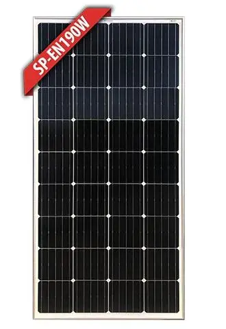 Enerdrive 190W Fixed Mono Solar Panel (Silver Frame) 1