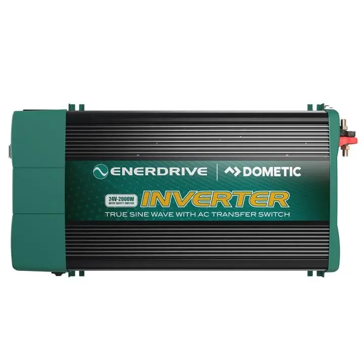 Enerdrive 2000W 24V True Sine Wave Inverter With Ac Transfer & Safety Switch 1