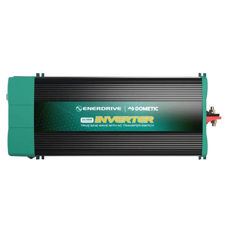 Enerdrive 2600W 12V True Sine Wave Inverter With Ac Transfer & Safety Switch 1