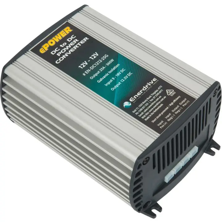 Enerdrive Epower Galvanic Isolation Dc To Dc 12V-12V 25A 1