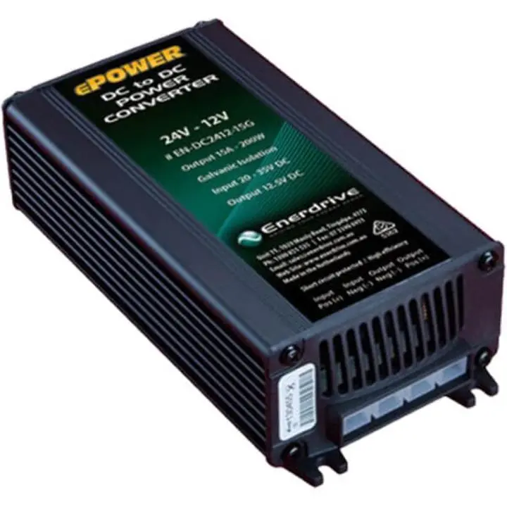 Enerdrive Epower Galvanic Isolation Dc To Dc 24V-12V 15A 1