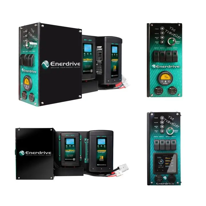 Enerdrive Traveller System 40Ac 40Dc Inc Simarine Scq50 1