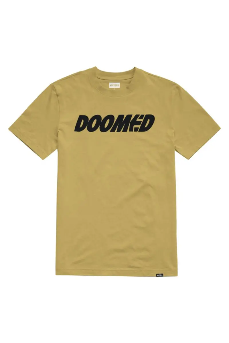 Etnies X Doomed T-Shirt Mustard 1