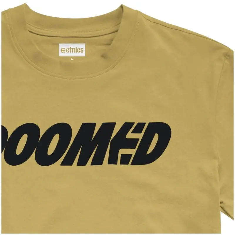Etnies X Doomed T-Shirt Mustard 2