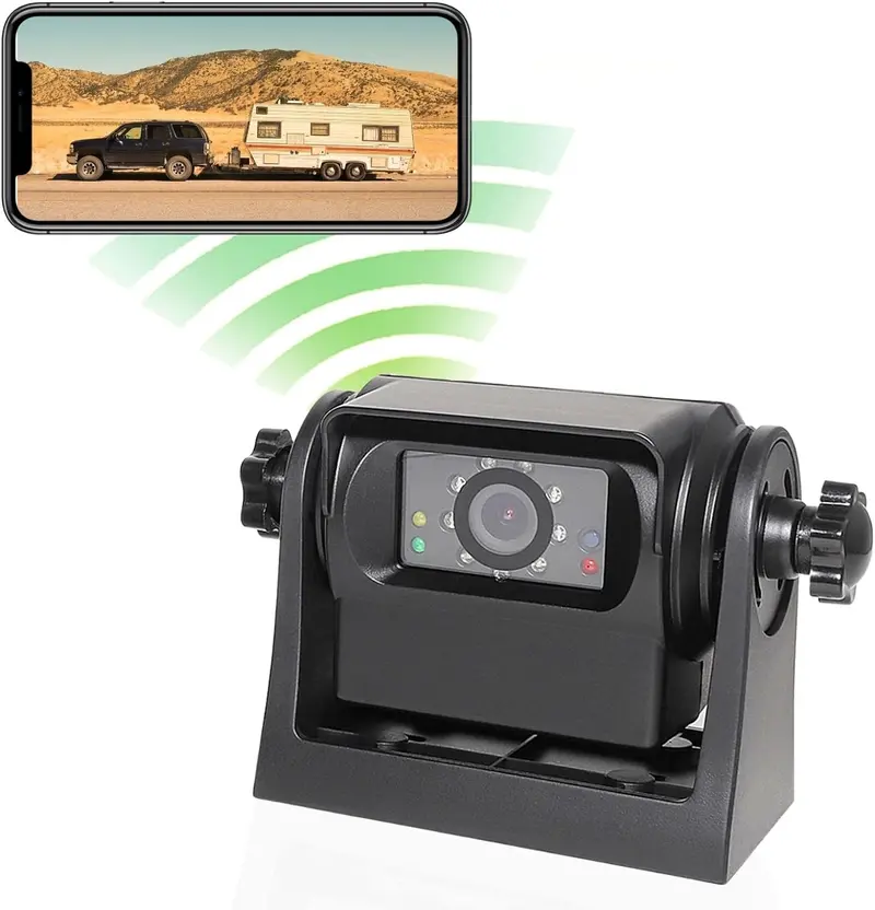 Ew-B502app Wifi Magnetic Hitch Wireless Backup Rear/Front View Camera 2