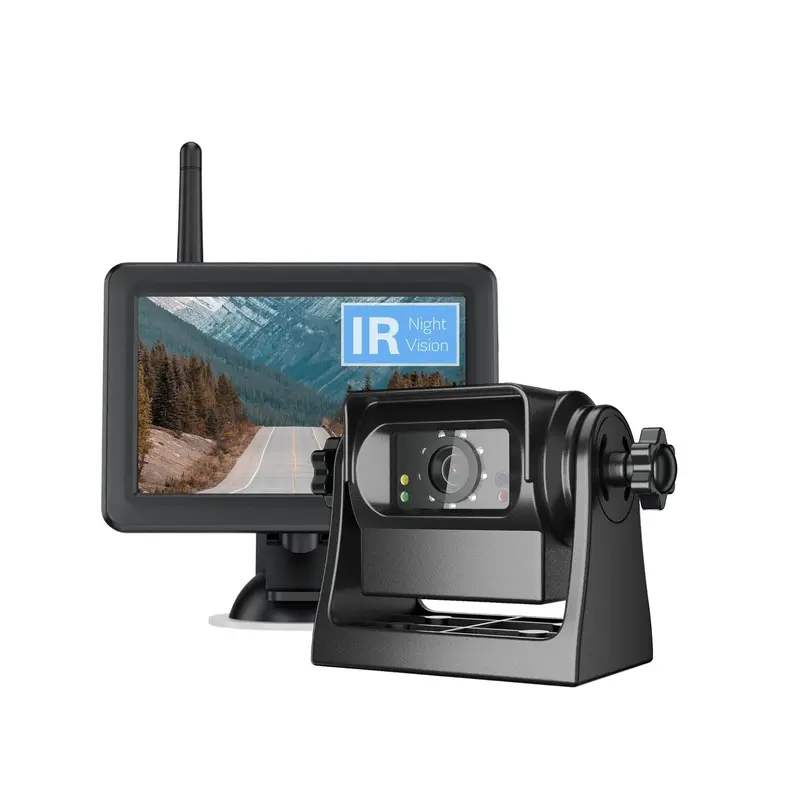 Ew-B502kit Wifi Wireless Magnetic Hitch Backup Camera With 5'' Hd Monitor 1