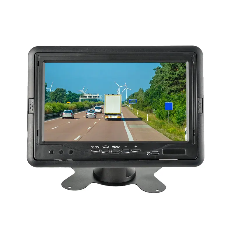 Ew-M702 7'' Tft Lcd Monitor Quad Split Hd Displays Screen 4 Channels 1