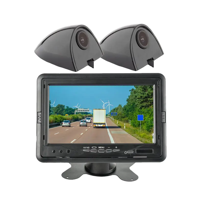 Ew-M702s003kit Blind Spot Side View Camera With 7'' Tft Lcd Monitor Display 1